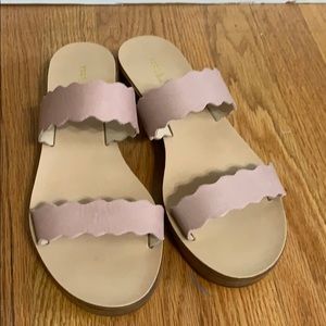 Pale pink slip ons - BRAND NEW, no tags.